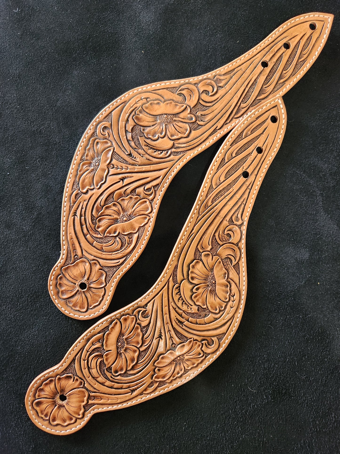 Floral Dovewing Spur Straps