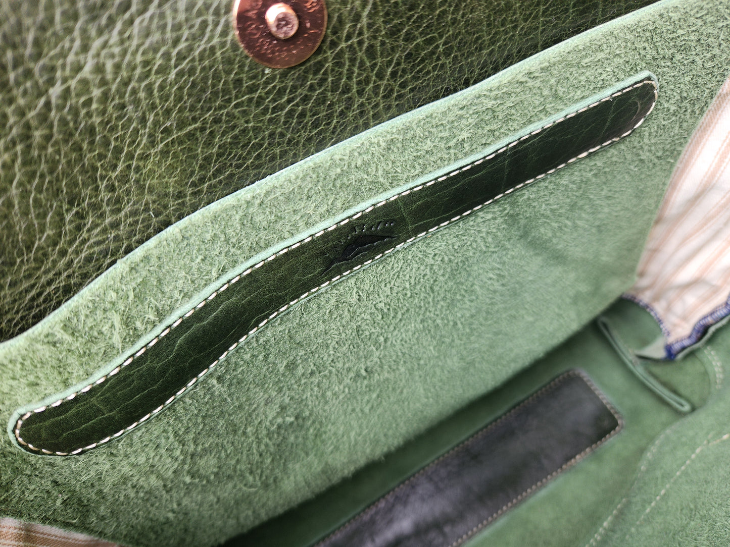 Mackenzie Tote in Emerald Bison