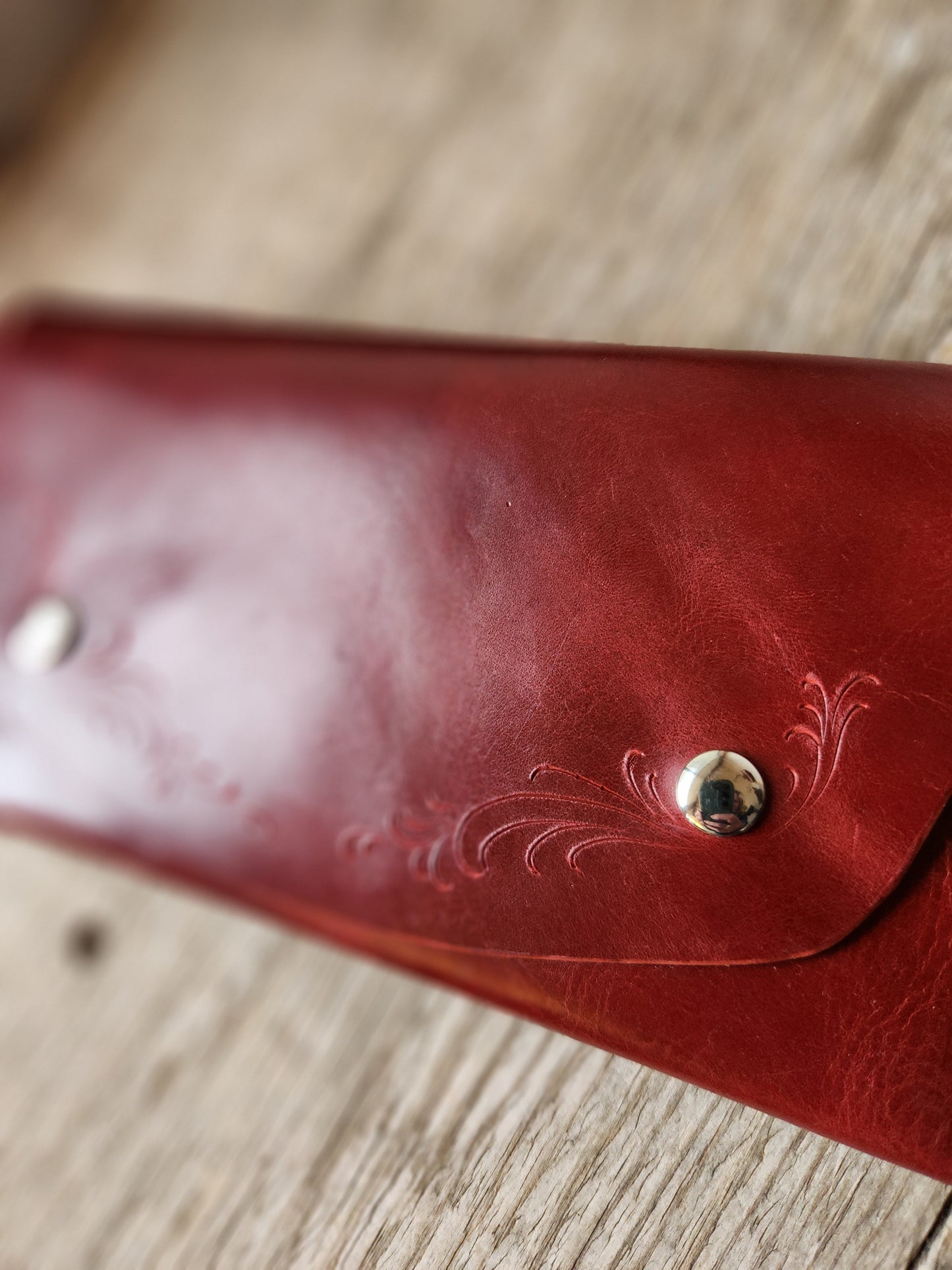 Claridge Clutch in Ruby