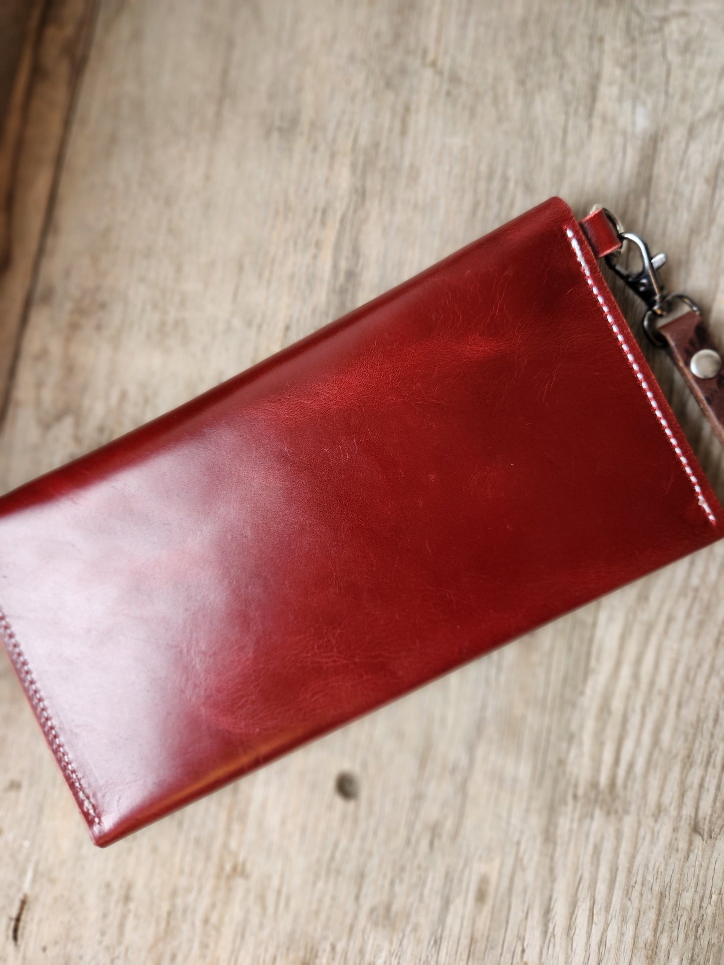 Claridge Clutch in Ruby