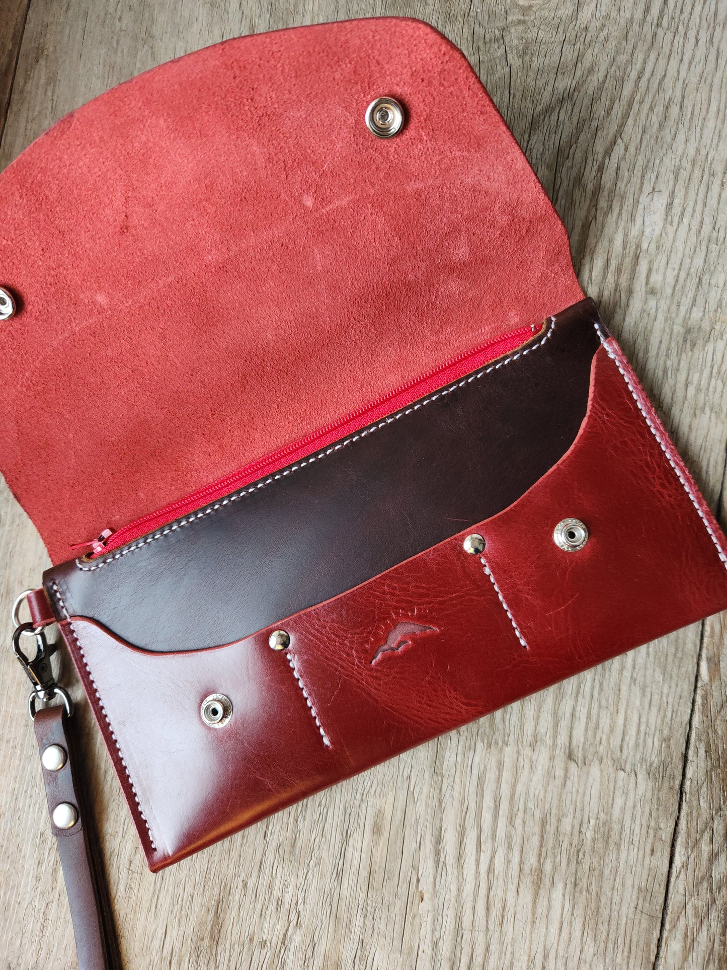 Claridge Clutch in Ruby