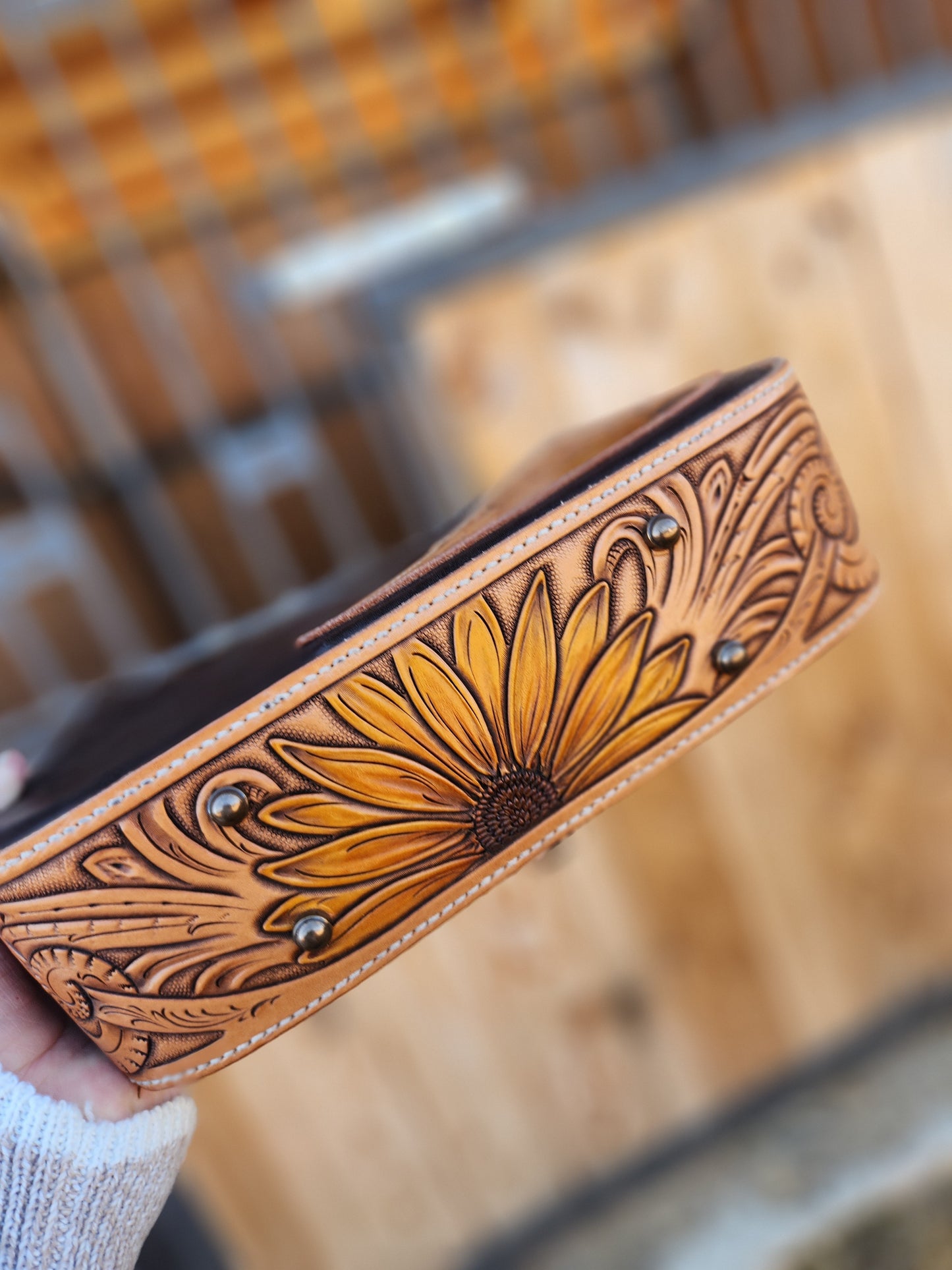 Sunflower Baguette Bag Drawing SPOT