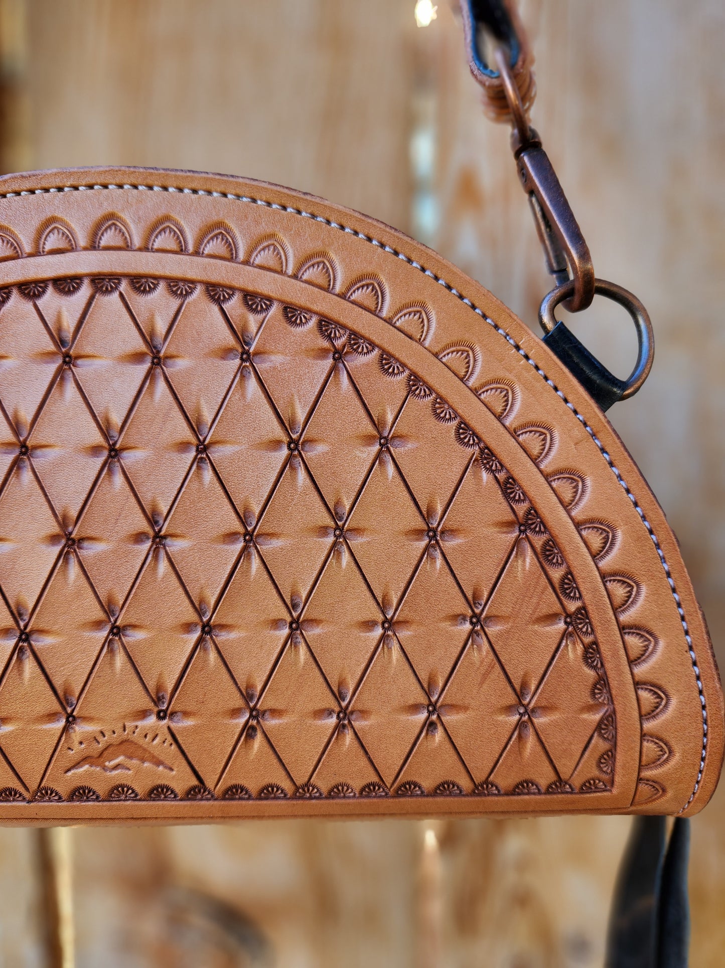 Tuesday Sunflower Tooled Purse