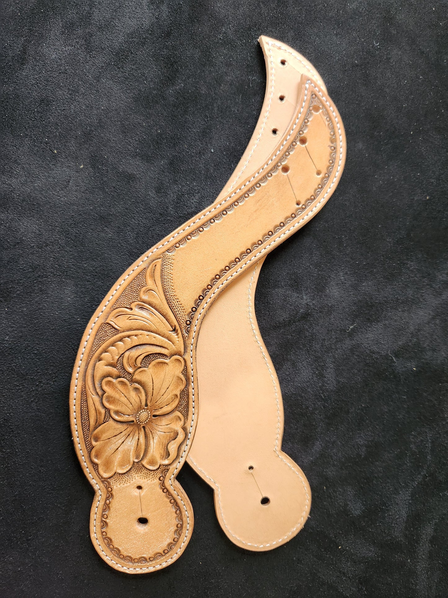 Classic Floral Dovewing Spur Straps