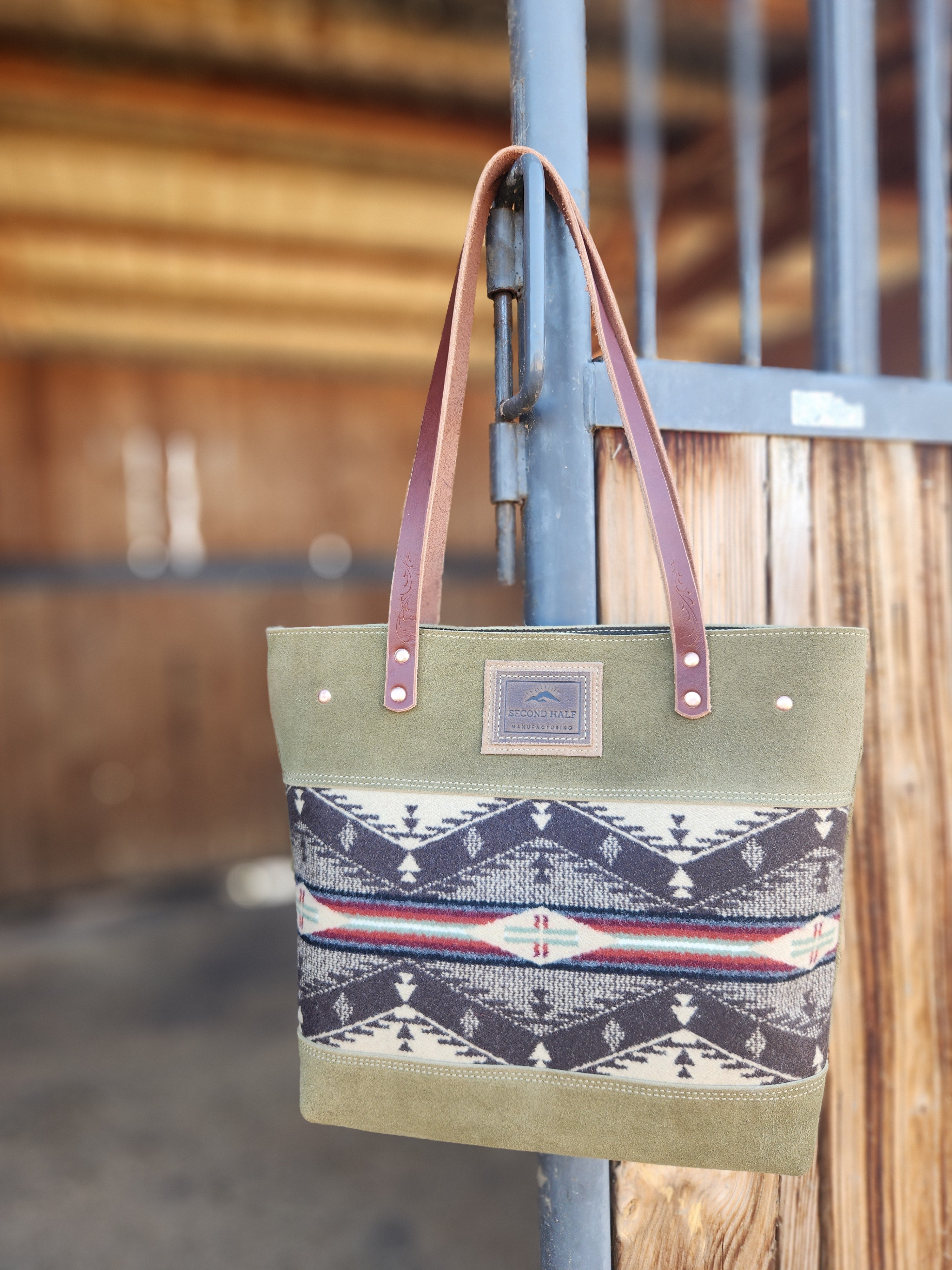 FACADE PATTERN ★ CANVAS SHEPHERD BAG 2 colors Bag - FACADE PATTERN