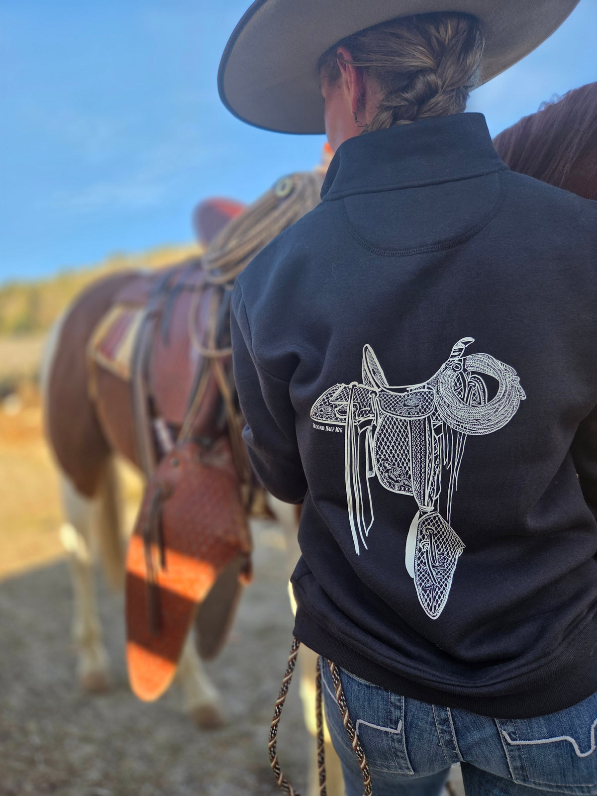 SHM Black Quarter Zip PreOrder