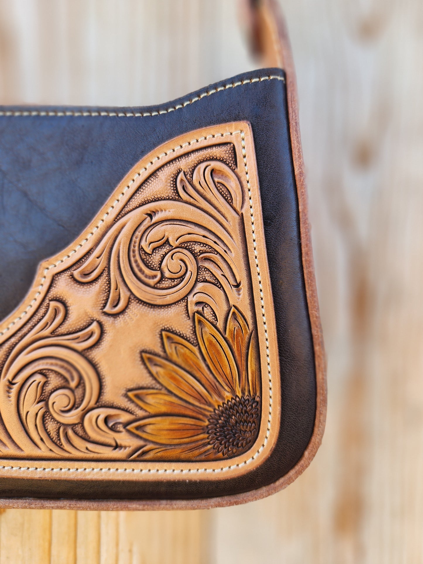 Sunflower Baguette Bag Drawing SPOT