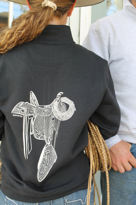 SHM Black Quarter Zip PreOrder